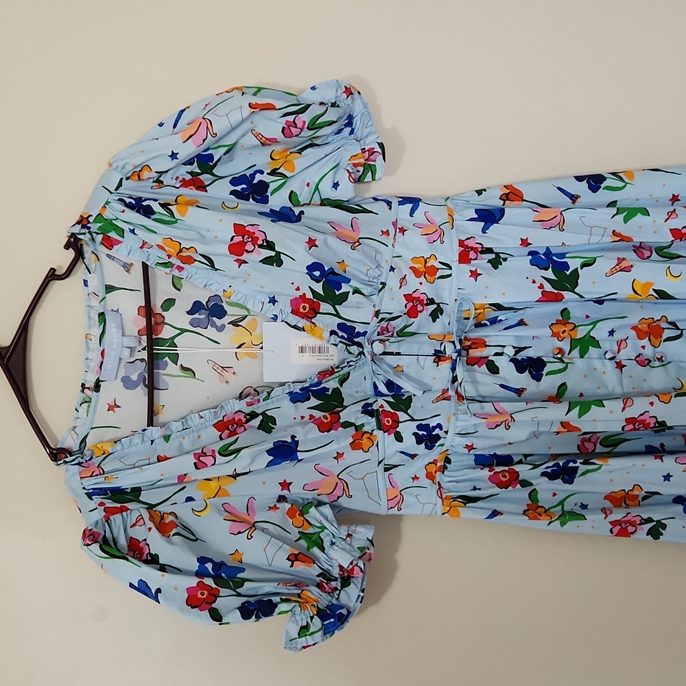 Hill House Home Nap Dress Sabrina Space Floral Small